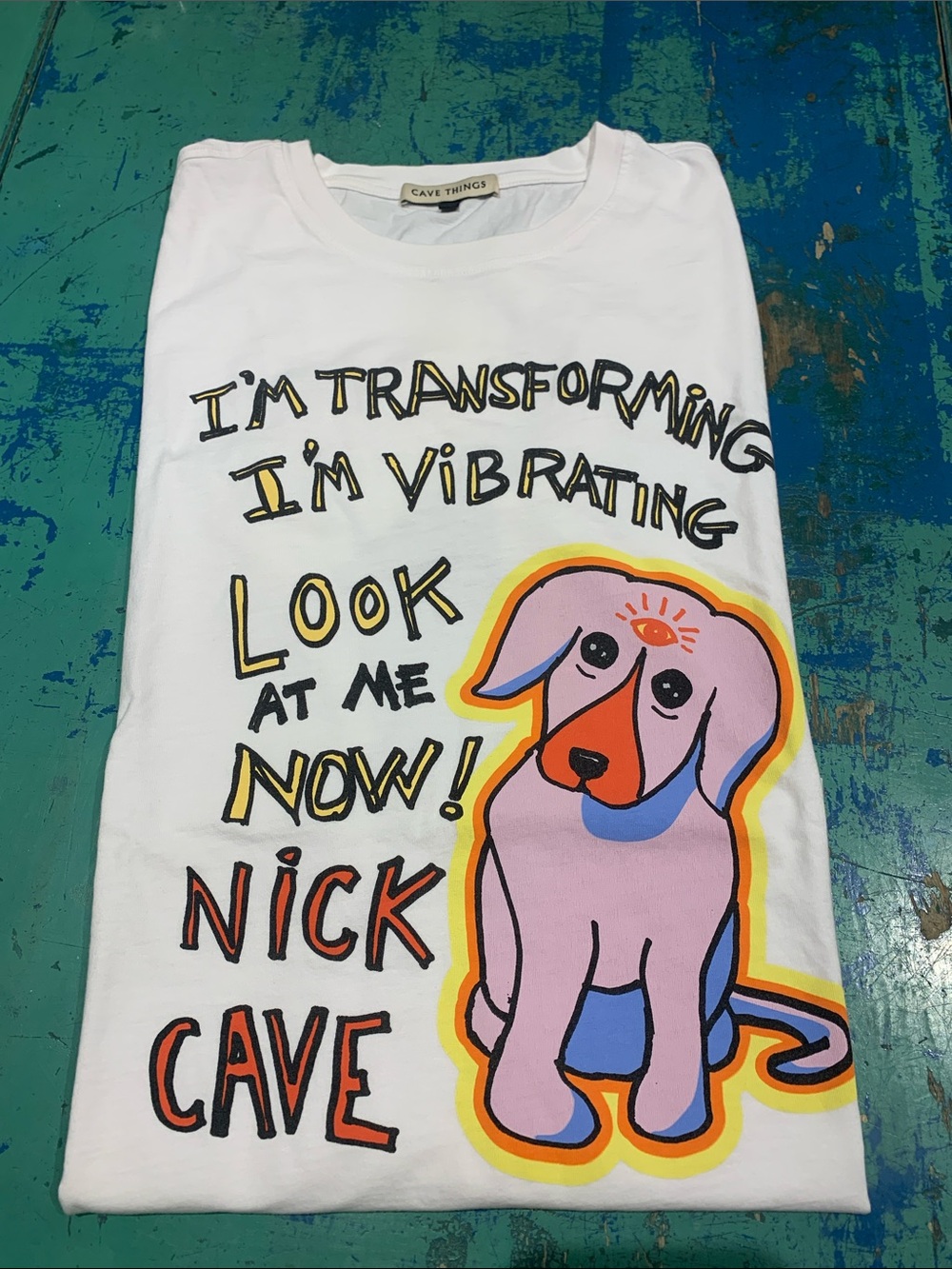 Nick Cave (Cave Things) Dog Tee T-shirt